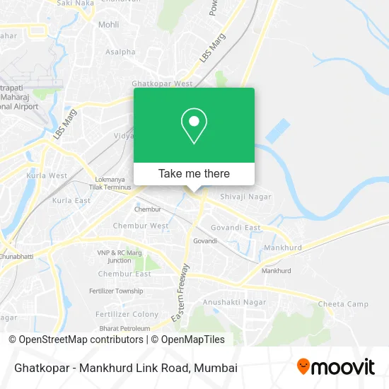 Ghatkopar - Mankhurd Link Road map