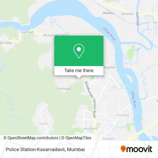 Police Station-Kasarvadavli map