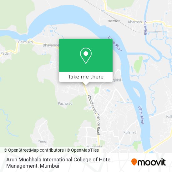 Arun Muchhala International College of Hotel Management map