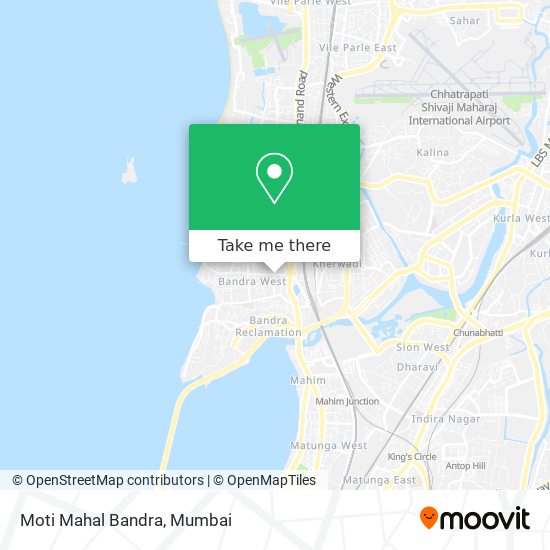 Moti Mahal Bandra map