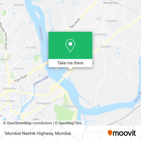 Mumbai Nashik Highway map