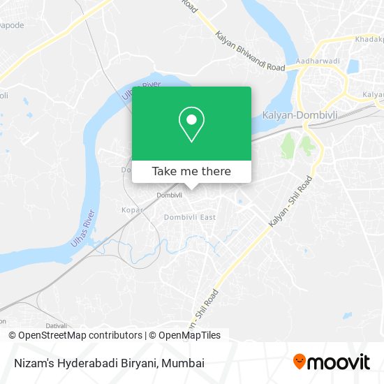 Nizam's Hyderabadi Biryani map