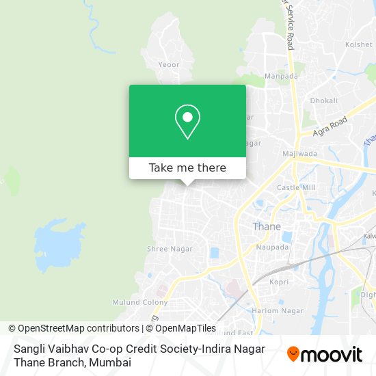 Sangli Vaibhav Co-op Credit Society-Indira Nagar Thane Branch map