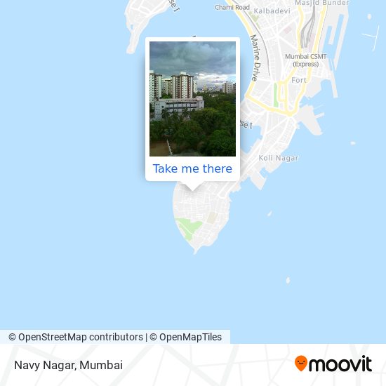 Navy Nagar map