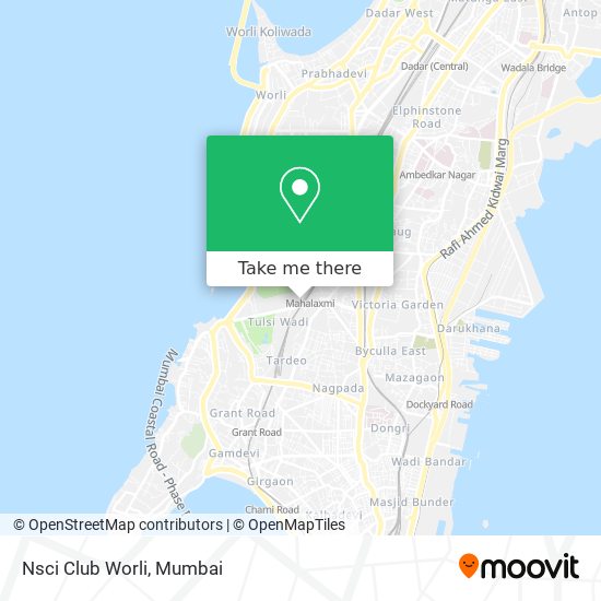 Nsci Club Worli map