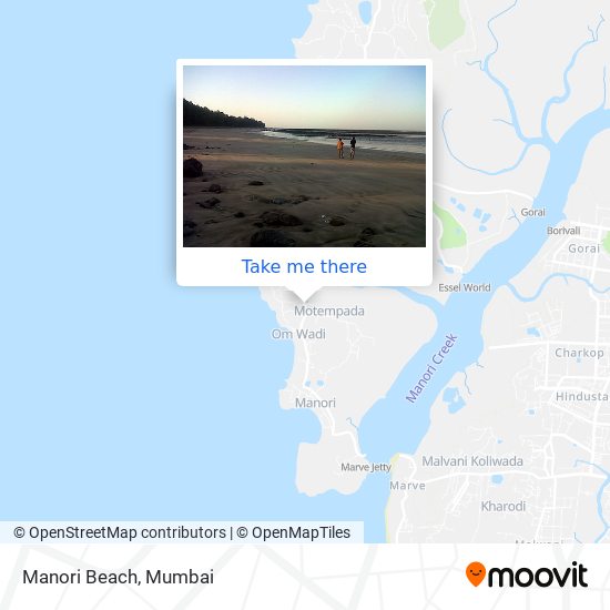 Manori Beach map