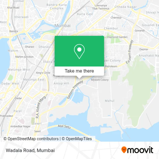 Wadala Road map