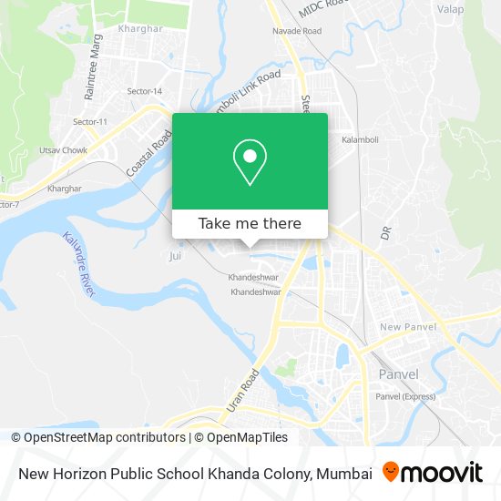 New Horizon Public School Khanda Colony map