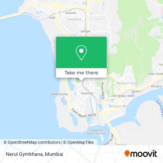 Nerul Gymkhana map