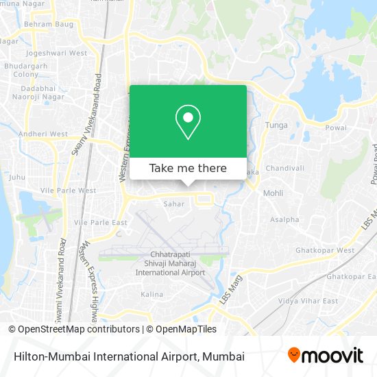 Hilton-Mumbai International Airport map
