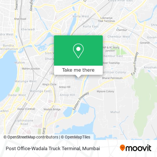 Post Office-Wadala Truck Terminal map