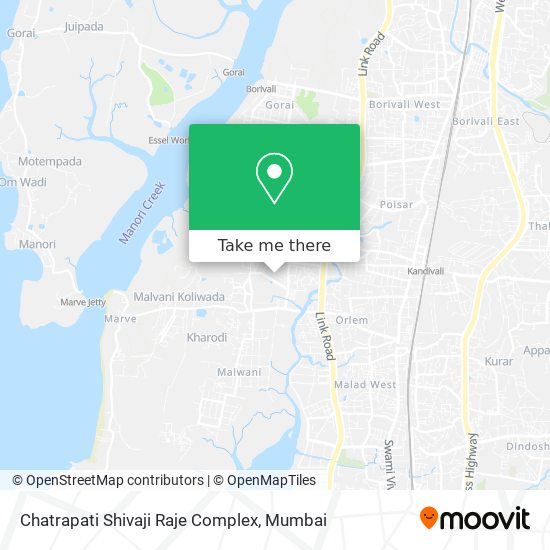 Chatrapati Shivaji Raje Complex map