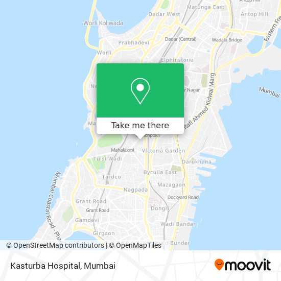 Kasturba Hospital map