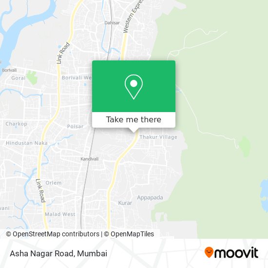 Asha Nagar Road map