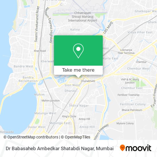 Dr Babasaheb Ambedkar Shatabdi Nagar map
