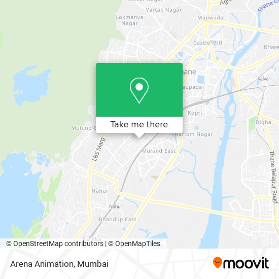 How to get to Arena Animation in Mulund by Bus or Train?