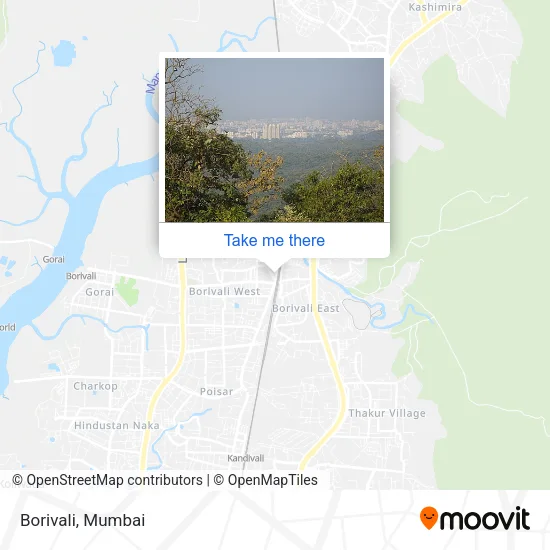 Borivali map