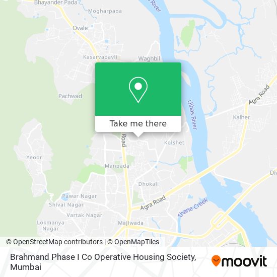 Brahmand Phase I Co Operative Housing Society map