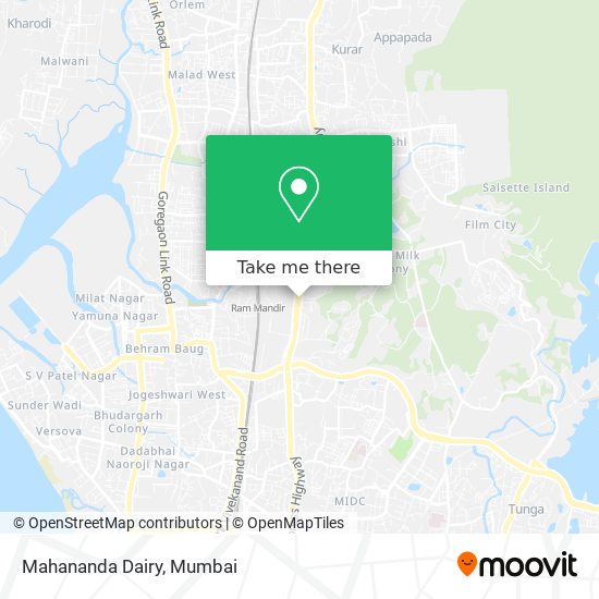 Mahananda Dairy map