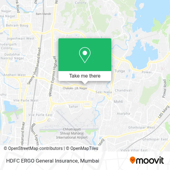 HDFC ERGO General Insurance map