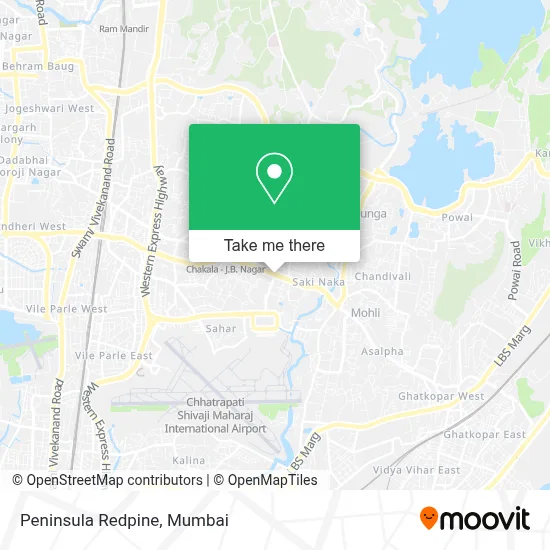 Peninsula Redpine. map