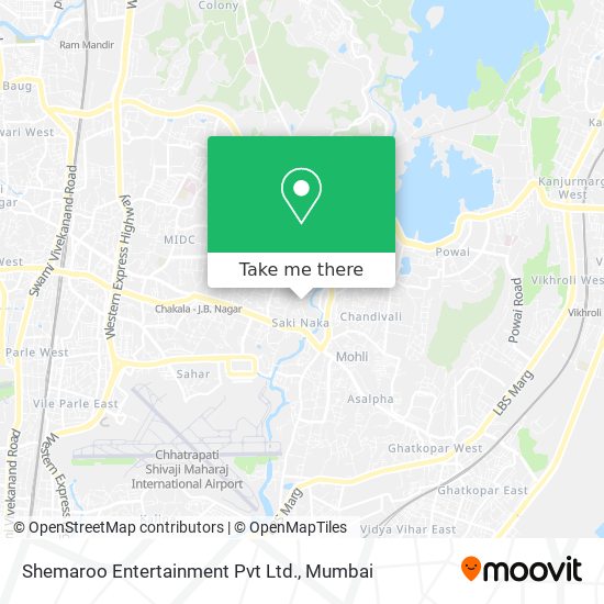 Shemaroo Entertainment Pvt Ltd. map
