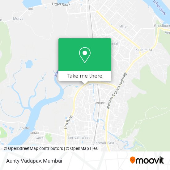 Aunty Vadapav map