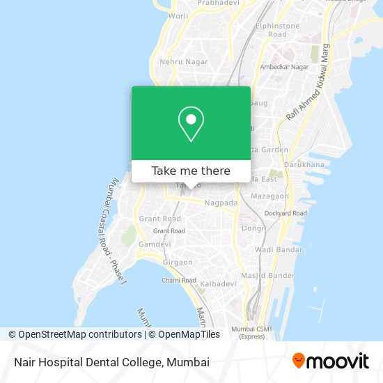 Nair Hospital Dental College map