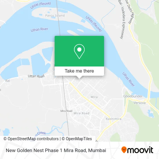 New Golden Nest Phase 1 Mira Road map