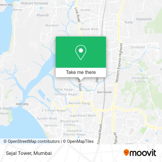 Sejal Tower map
