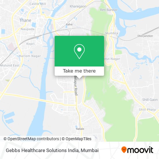 Gebbs Healthcare Solutions India map