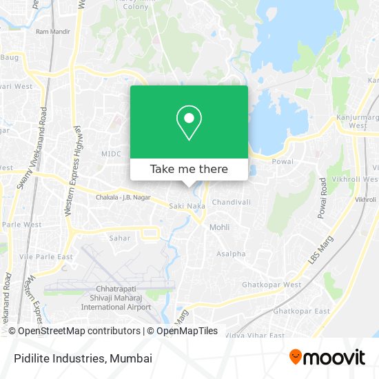 Pidilite Industries map