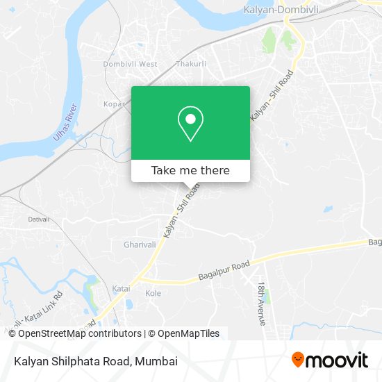 Kalyan Shilphata Road map