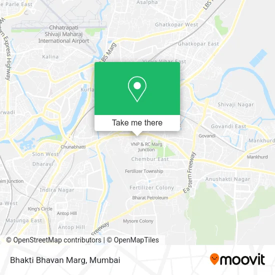 Bhakti Bhavan Marg map