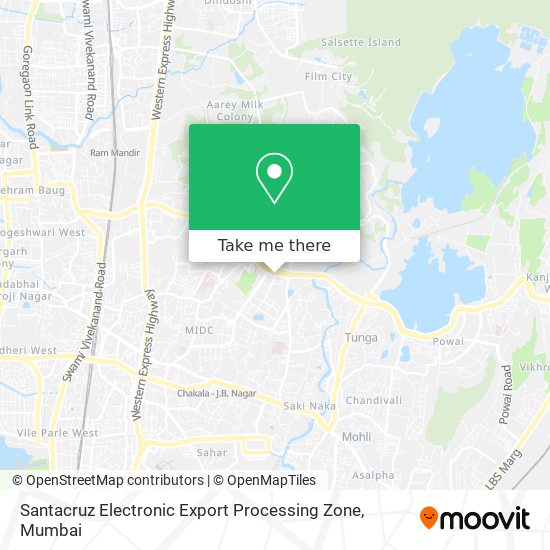 Santacruz Electronic Export Processing Zone map