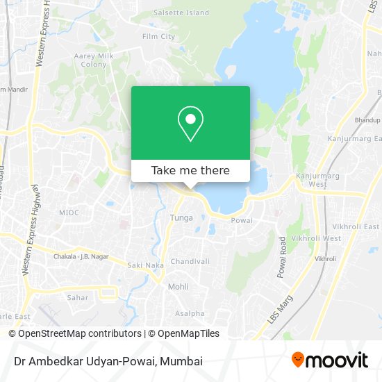 Dr Ambedkar Udyan-Powai map