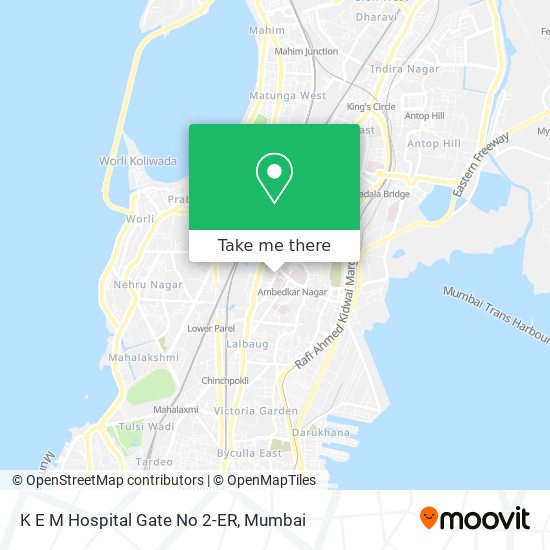 K E M Hospital Gate No 2-ER map