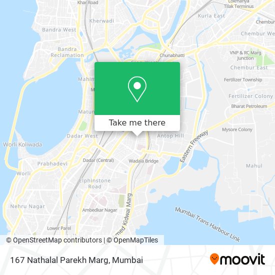 167 Nathalal Parekh Marg map