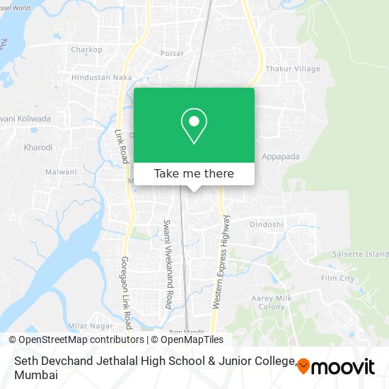 Seth Devchand Jethalal High School & Junior College map