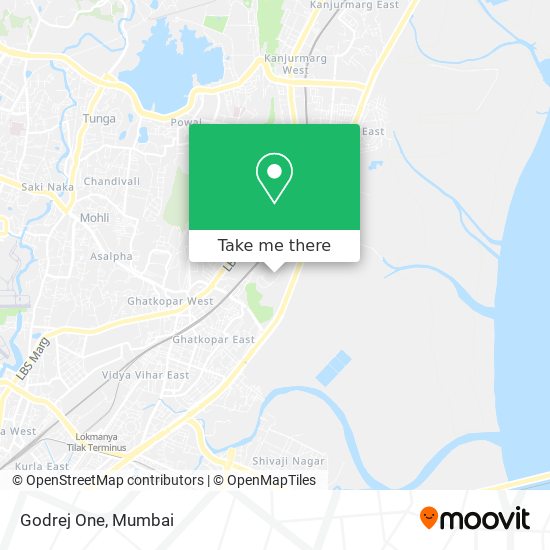 Godrej One map