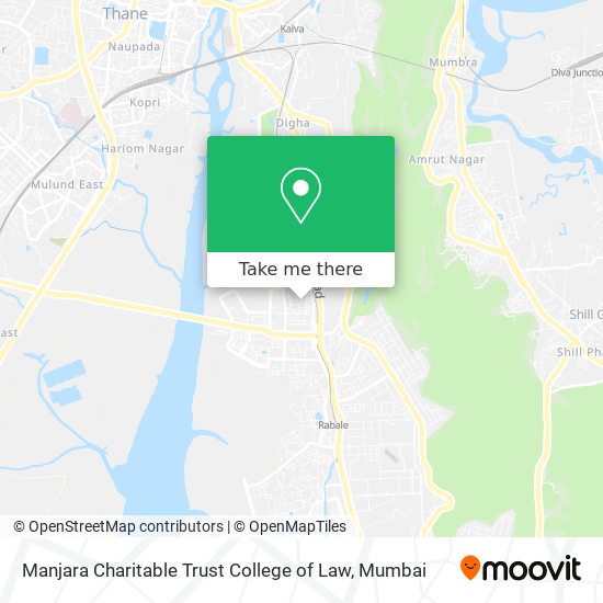 Manjara Charitable Trust College of Law map