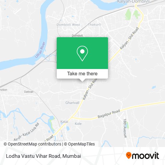 Lodha Vastu Vihar Road map