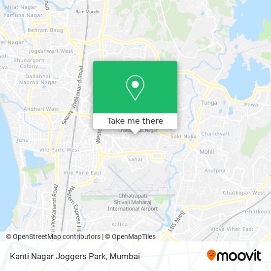Kanti Nagar Joggers Park map