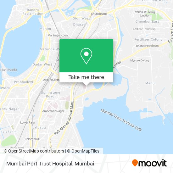 Mumbai Port Trust Hospital map