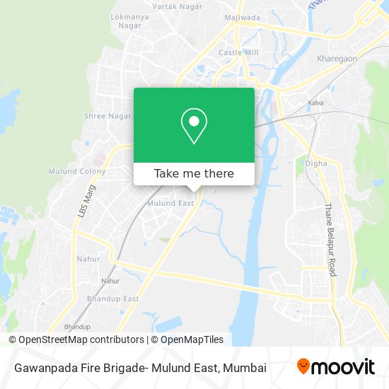 Gawanpada Fire Brigade- Mulund East map