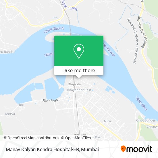 Manav Kalyan Kendra Hospital-ER map