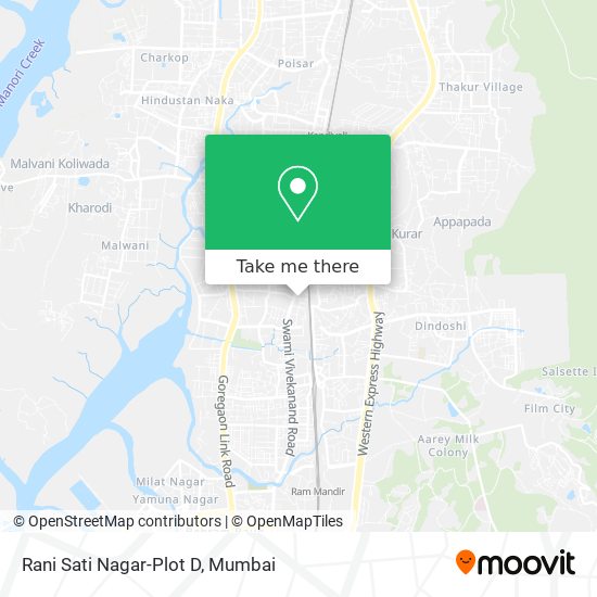 Rani Sati Nagar-Plot D map