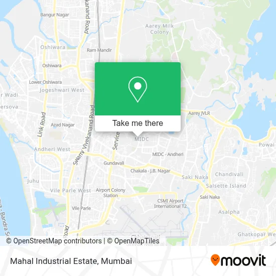 Mahal Industrial Estate map