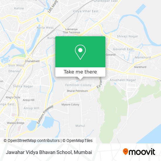 Jawahar Vidya Bhavan School map