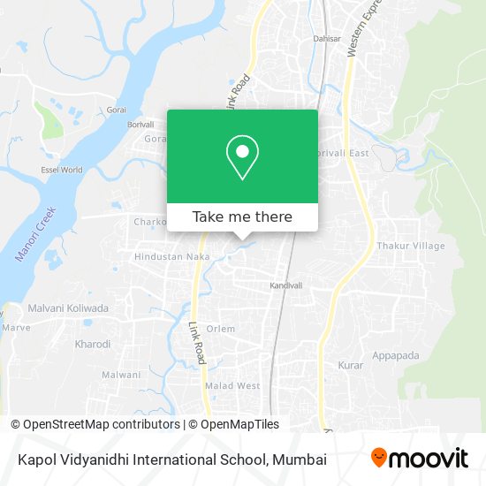 Kapol Vidyanidhi International School map